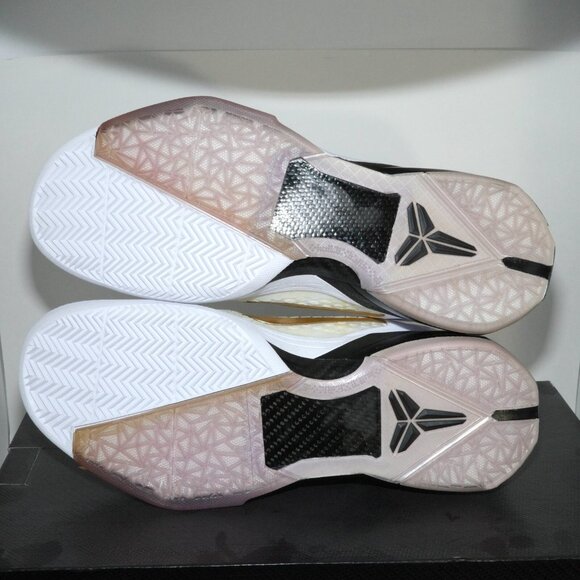 Nike Zoom Kobe VII 7 System Elite 2012 511371-100 White Metallic Gold US 11 DS - Picture 12 of 13